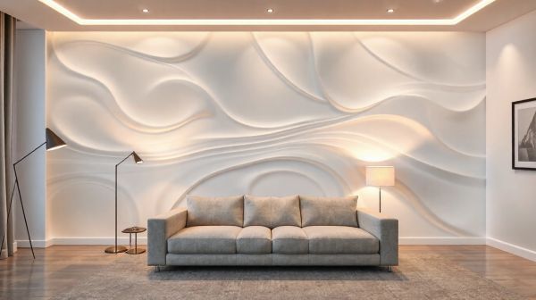 Top idées de panneaux muraux 3D pour un intérieur moderne